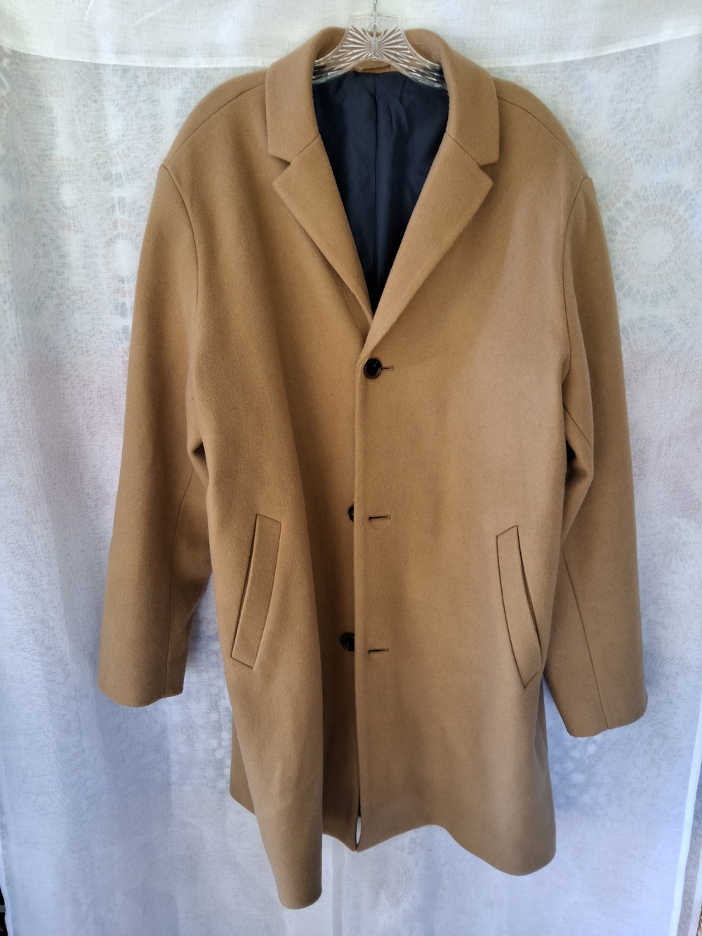 Old Navy Men's Camel Pea Coat in Tan